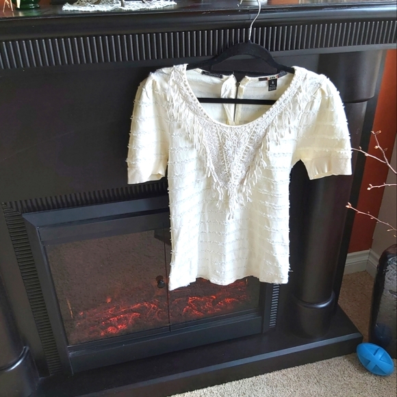 MAISON SCOTCH TOP WITH FRINGE/MADE IN TURKEY 🇹🇷 - Picture 10 of 10